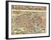 Le plan de la ville, université, faubourgs de Paris, avec la description de son antiquité, 1630-Melchior Tavernier-Framed Giclee Print