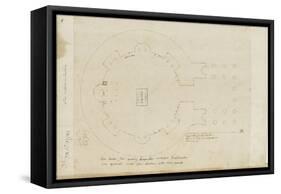 Le plan du Panthéon d'Agrippa à Rome-Herman Vischer-Framed Stretched Canvas