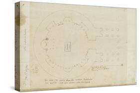 Le plan du Panthéon d'Agrippa à Rome-Herman Vischer-Stretched Canvas