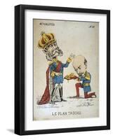 Le Plan Trochu, 1870-1871-null-Framed Giclee Print