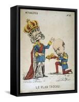 Le Plan Trochu, 1870-1871-null-Framed Stretched Canvas