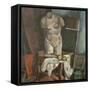 Le plâtre-Charles-Georges Dufresne-Framed Stretched Canvas
