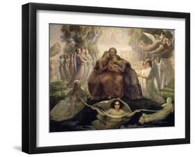 Le Poème de l'âme. Génération divine-Louis Janmot-Framed Giclee Print