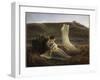 Le Poème de l'âme. L'Ange et la mère-Louis Janmot-Framed Giclee Print