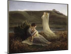 Le Poème de l'âme. L'Ange et la mère-Louis Janmot-Mounted Giclee Print