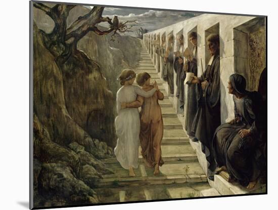 Le Poème de l'âme. Le Mauvais sentier-Louis Janmot-Mounted Giclee Print