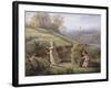 Le Poème de l'âme. Le printemps-Louis Janmot-Framed Giclee Print