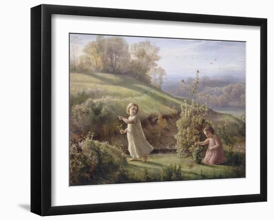 Le Poème de l'âme. Le printemps-Louis Janmot-Framed Giclee Print