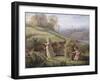 Le Poème de l'âme. Le printemps-Louis Janmot-Framed Giclee Print