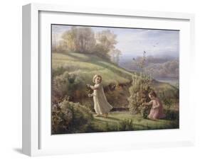 Le Poème de l'âme. Le printemps-Louis Janmot-Framed Giclee Print