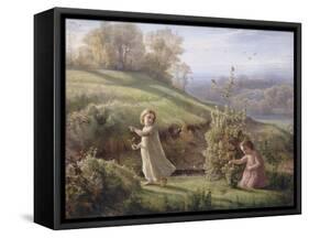 Le Poème de l'âme. Le printemps-Louis Janmot-Framed Stretched Canvas