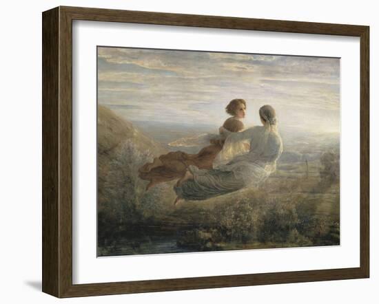 Le Poème de l'âme. Le vol de l'Âme-Louis Janmot-Framed Giclee Print