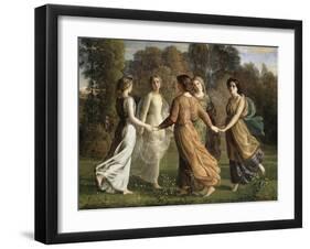 Le Poème de l'âme. Rayons de soleil-Louis Janmot-Framed Giclee Print