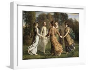 Le Poème de l'âme. Rayons de soleil-Louis Janmot-Framed Giclee Print