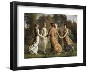 Le Poème de l'âme. Rayons de soleil-Louis Janmot-Framed Giclee Print