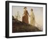 Le Poème de l'âme. Sur la montagne-Louis Janmot-Framed Giclee Print