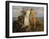 Le Poème de l'âme. Un soir-Louis Janmot-Framed Giclee Print