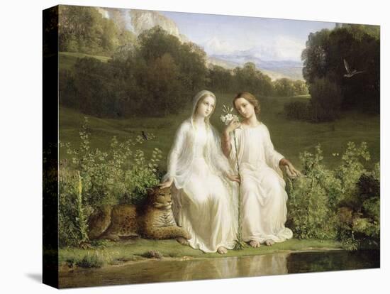 Le Poème de l'âme. Virginitas-Louis Janmot-Stretched Canvas