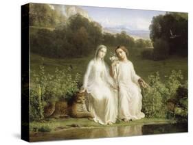 Le Poème de l'âme. Virginitas-Louis Janmot-Stretched Canvas