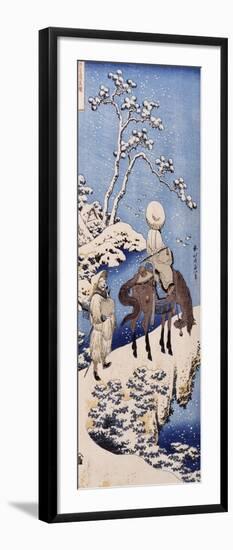 Le poète chinois Su Dongpo-Katsushika Hokusai-Framed Giclee Print