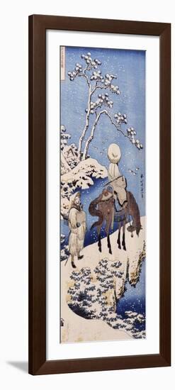 Le poète chinois Su Dongpo-Katsushika Hokusai-Framed Premium Giclee Print