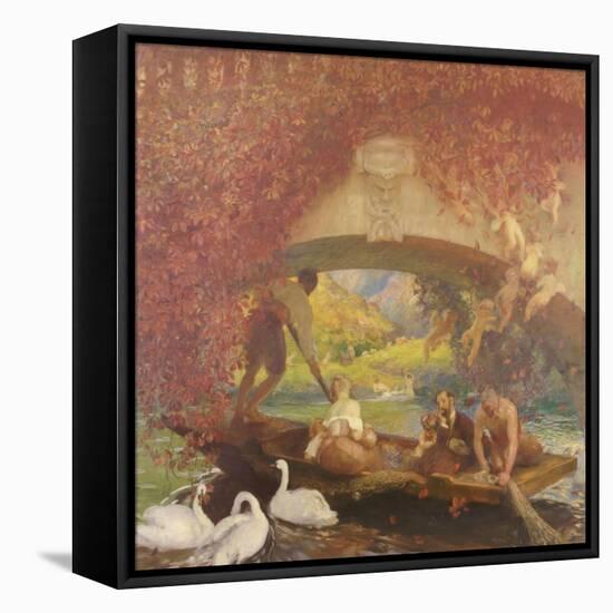 Le poète-Gaston De La Touche-Framed Stretched Canvas