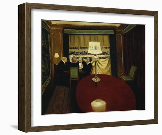 Le Poker-Félix Vallotton-Framed Giclee Print