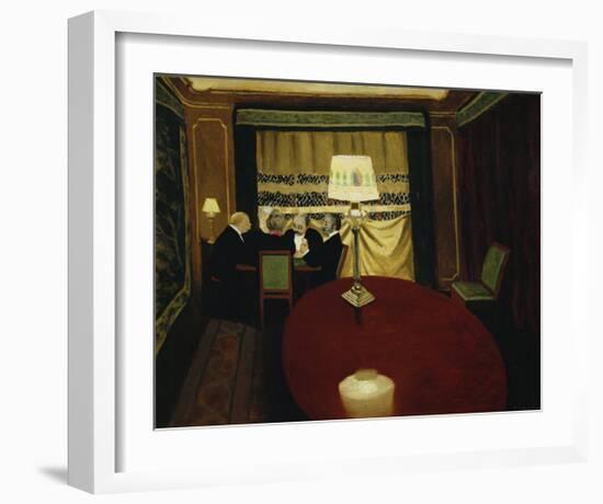 Le Poker-Félix Vallotton-Framed Giclee Print