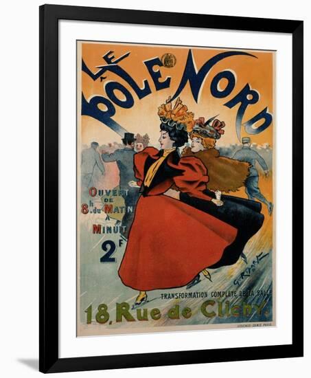 Le Pole Nord-Georges Ripart-Framed Art Print