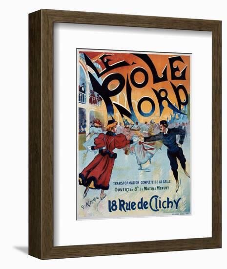 Le Pole Nord-Georges Ripart-Framed Art Print