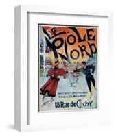 Le Pole Nord-Georges Ripart-Framed Art Print