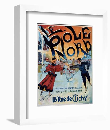 Le Pole Nord-Georges Ripart-Framed Art Print