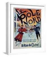 Le Pole Nord-Georges Ripart-Framed Art Print