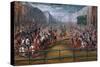 Le Pompeux Carrousel Des Galantes Amazones Des Quatre Parties Du Monde-Jean-Baptiste Martin-Stretched Canvas