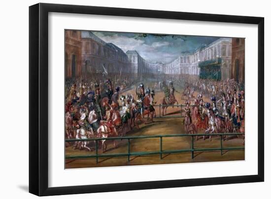 Le Pompeux Carrousel Des Galantes Amazones Des Quatre Parties Du Monde-Jean-Baptiste Martin-Framed Giclee Print