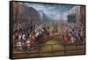 Le Pompeux Carrousel Des Galantes Amazones Des Quatre Parties Du Monde-Jean-Baptiste Martin-Framed Stretched Canvas