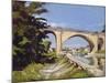 Le Pont Canal a Briare, 1888-Henri-Joseph Harpignies-Mounted Giclee Print