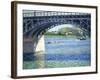 Le Pont D'Argenteuil Et La Seine, Ca. 1883-Gustave Caillebotte-Framed Giclee Print