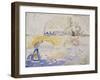 Le Pont d'Asnières-Paul Signac-Framed Giclee Print