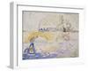 Le Pont d'Asnières-Paul Signac-Framed Giclee Print