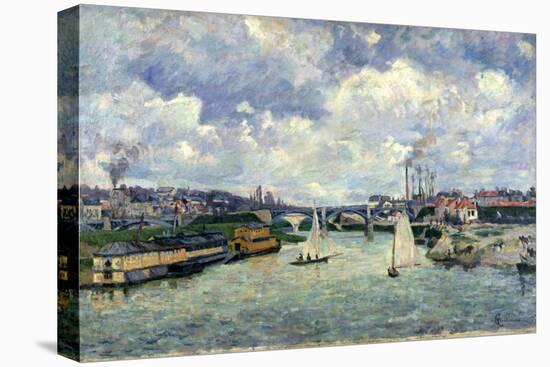 Le Pont de Charenton-Armand Guillaumin-Stretched Canvas