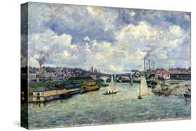 Le Pont de Charenton-Armand Guillaumin-Stretched Canvas