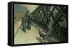 Le Pont De L'Europe, 1876-Gustave Caillebotte-Framed Stretched Canvas
