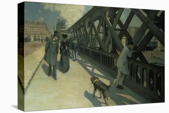 Le Pont De L'Europe, 1876-Gustave Caillebotte-Stretched Canvas