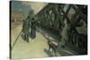 Le Pont De L'Europe, 1876-Gustave Caillebotte-Stretched Canvas