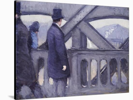 Le Pont De L'Europe, 1876-Gustave Caillebotte-Stretched Canvas