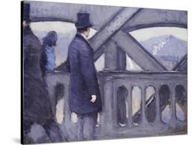 Le Pont De L'Europe, 1876-Gustave Caillebotte-Stretched Canvas