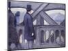 Le Pont De L'Europe, 1876-Gustave Caillebotte-Mounted Giclee Print