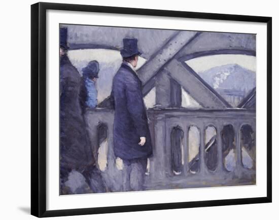 Le Pont De L'Europe, 1876-Gustave Caillebotte-Framed Giclee Print