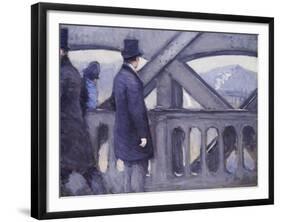 Le Pont De L'Europe, 1876-Gustave Caillebotte-Framed Giclee Print